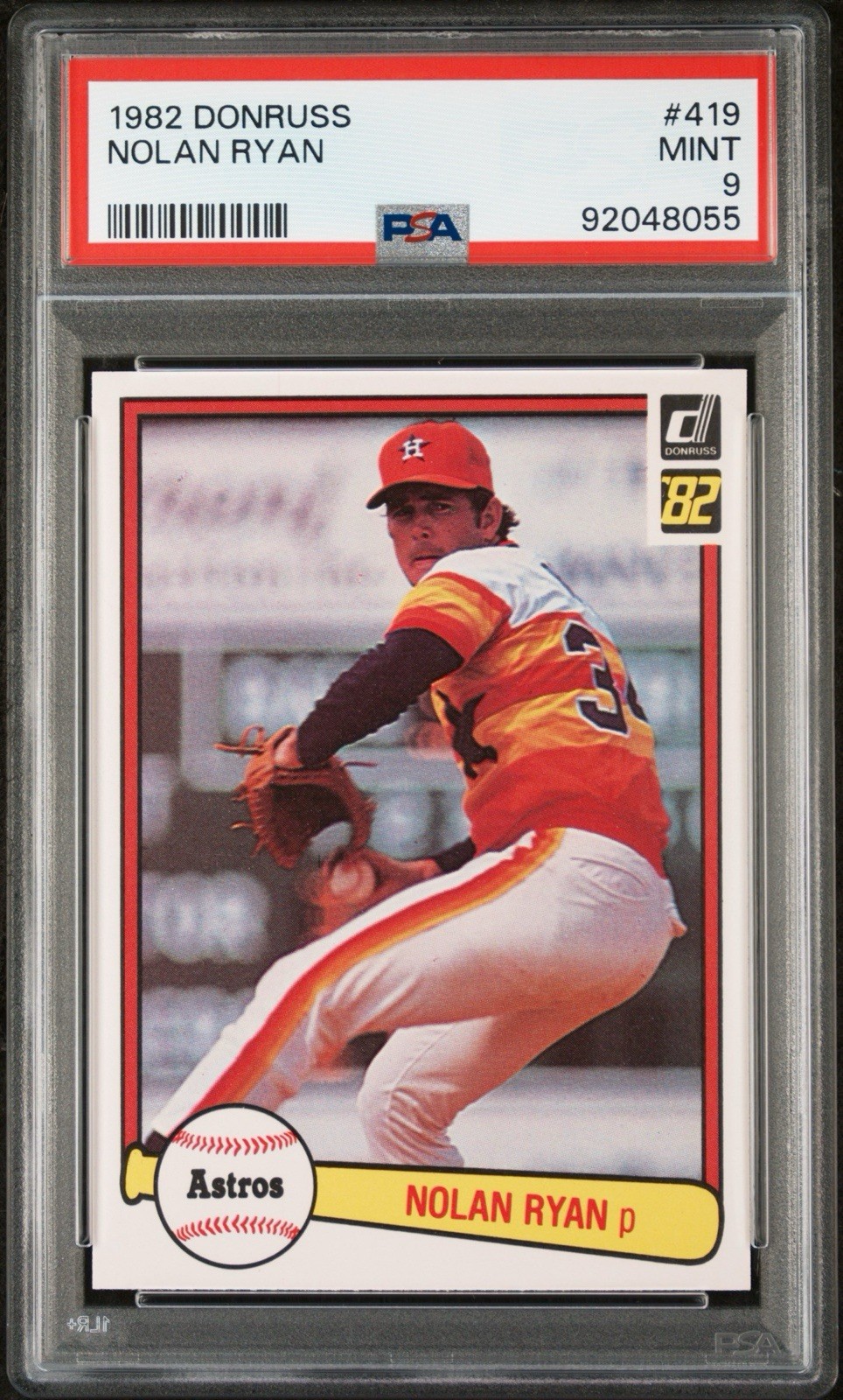 1982 Donruss - Nolan Ryan #419 ~ PSA 9