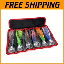 8pcs Trolling Lure Set for Wahoo Kingfish
