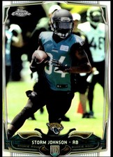 STORM JOHNSON 2014 TOPPS CHROME REFRACTOR RC JAGUARS HY2
