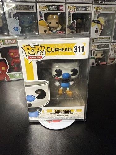 Funko POP Games Cuphead Mugman Vinyl Figure #311 Vaulted