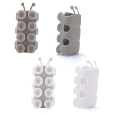 4 Pieces Silicone Shower Head Holder Universal Relocatable Shower Head