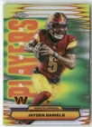 2025 TOPPS CHROME JAYDEN DANIELS POWER PLAYERS REFRACTOR #PP-3 COMMANDERS