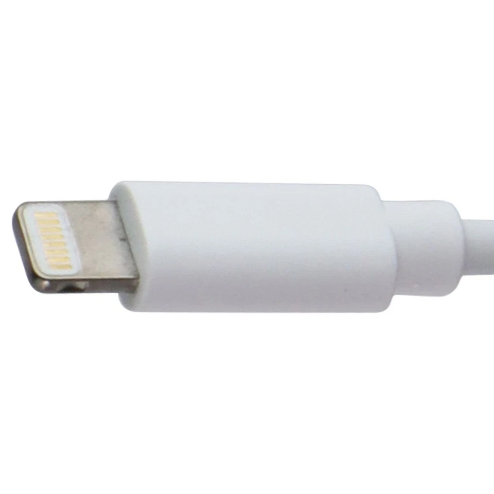 ADURO 3-Foot USB-A to 8-Pin Charge & Sync Cable - White - Image 3 of 3