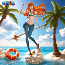 1Pc 22cm One Piece Nami Figure PVC Anime Action Model Statue Toy Desktop Gift