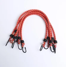 12" Elastic Bungee Cords with Hooks Bungee Cords Heavy Duty Outdoor, Bungie Cord