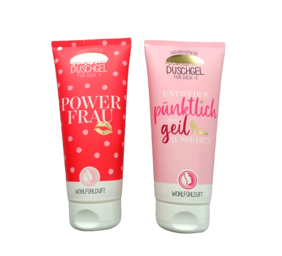 LA VIDA 2 x NATURKOSMETIK Duschgel für Dich je 200 ml LaVida POWER FRAU-ENTWEDER PÜNKLIC