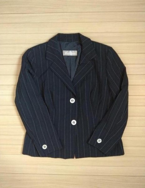 Women Max Mara Blazer Black Viscose 38