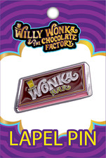Enamel Pin - Willy Wonka & The Chocolate Factory Movie Chocolate Wonka Bar