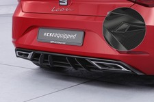 Heck Ansatz Spoiler Tuning Diffusor Carbon Look für Seat Leon 4 (KL) FR HA275-C