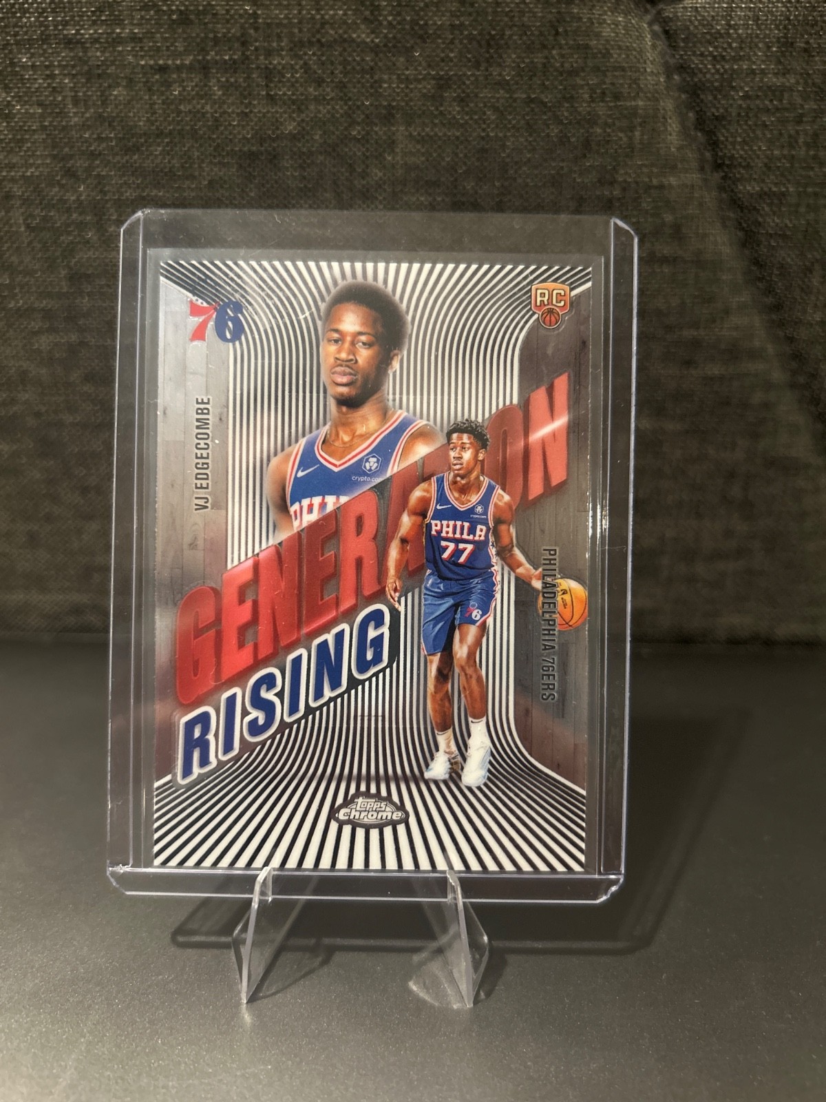VJ Edgecombe #GR-3 (RC) Generation Rising 2025-26 Topps Chrome