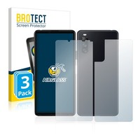 3X Panzerfolie Schutzglas Sony Xperia 10 Iii (Display+RüCkseite) Displayschutz