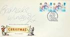 Barbara Windsor - Guaranteed Hand Signed Christmas 1985 FDC -  First Day Cover