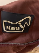 MASTA LIGHTWEIGHT FLEECE HORSE RUG BURGUNDY size tag 6ft 3 in SEE PHOTO