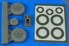 Aires Hobby 1/48 Do217N Early B Wheels & Paint Masks For ICM (D)