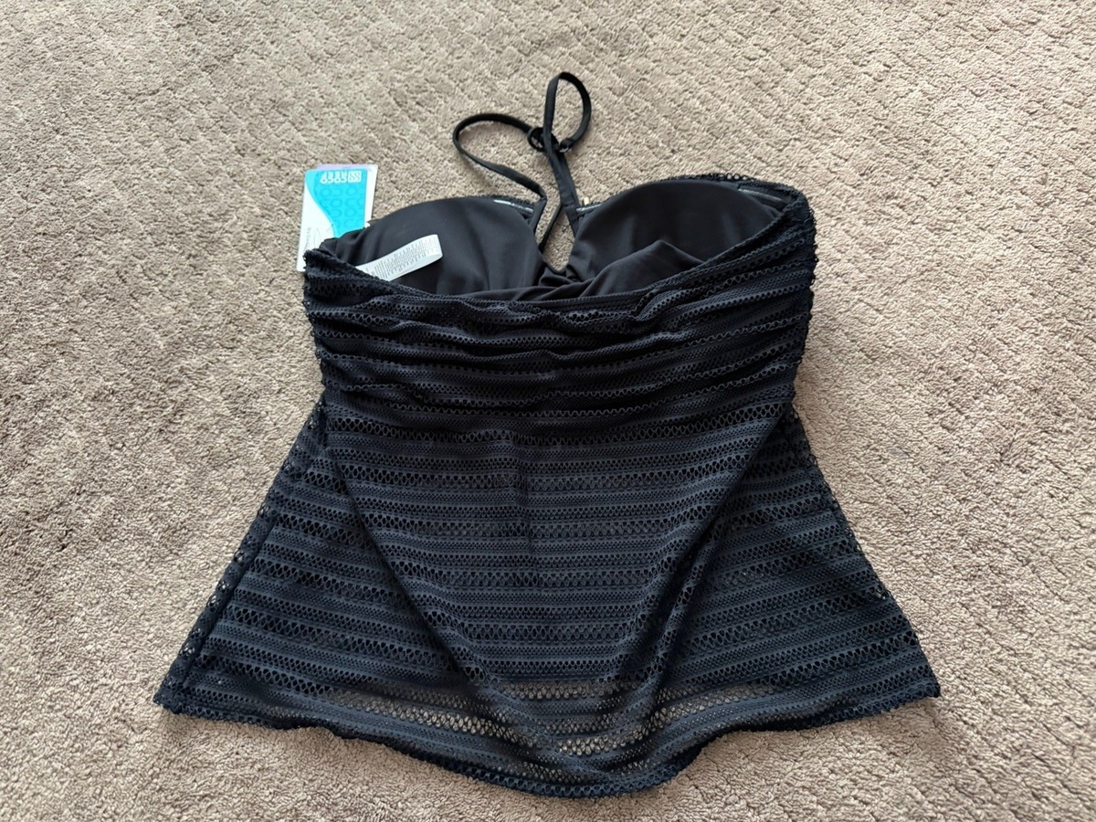 Coco Reef Bra Sizes Swimwear U2D634 Black Top Size 38D $94 | eBay