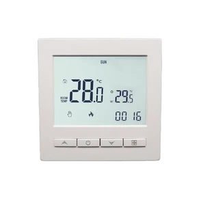 Smart Touch Screen Thermostat for Room and Floor Heating with Scheduling