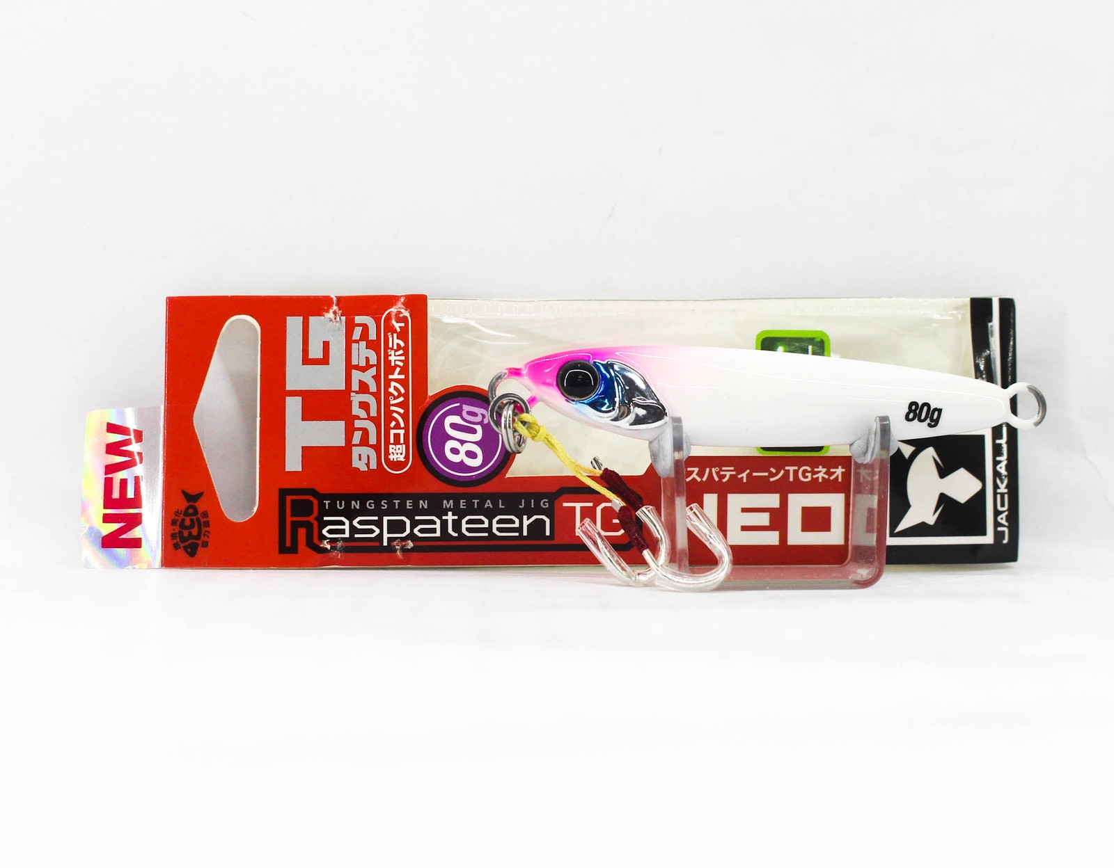Jackall Metal Jig Raspateen TG Tungsten Neo 80 grams Impact Glow (8593)