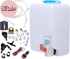 12V Universal Car Windshield Washer Pump System with Jet Button Switch 160186 Re