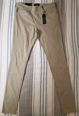 PacSun Active Stretch Khaki Chino Pants Men's 32x34 Slim Fit NWT Casual Trousers
