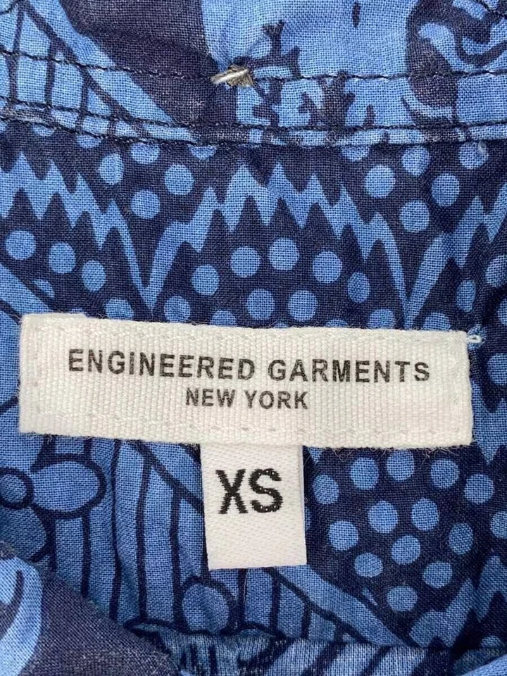 Engineered Garments Short Sleeve Shirts Navy XS Used - Image 3 of 4