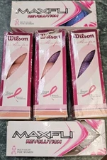 Wilson Golf Balls  6 Maxfli Rev 9 Wilson Hope Breast Cancer Research Edition New