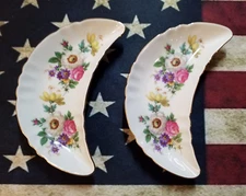 2 Porcelain Dishes, Vintage Mitterteich Bavaria 23043/21/56 Germany