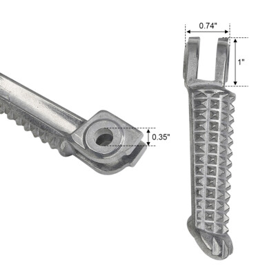 Pedane Anteriore Per Moto YZF R1 R6 - In Alluminio, Set Completo Con Accessori - Foto 9