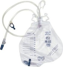3 AMSINO AMSURE Urinary Drainage Bags 2000 mL Univ. Hanger anti-reflux REF AS332