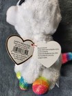 Ty Beanie Boo Pixy White Rainbow Unicorn Glitter Eyes Plush Stuffed Animal — photo 3