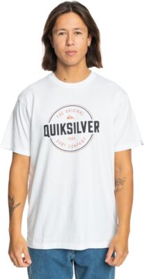 Quiksilver Circle Up Herren T-Shirt Weiß EQYZT07680 WBB0 M - XXL UVP 20 