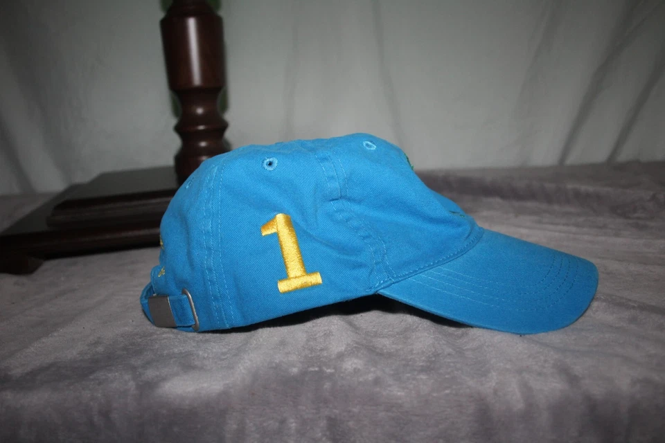 Gorra para mujer Ralph Lauren fragancias verde azulado con pony verde amarillo #1 Foto 4 de 4