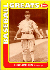 Luke Appling 1991 Swell Baseball Greats #3   Chicago White Sox