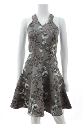 Faith Connexion Crown Printed Neopren Dress / Grey