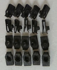 20pc OEM Ford Extruded U-Nuts U-Shaped Speed Nuts Self-Retained Clips F150 F250