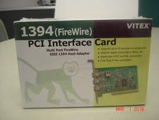 VITEX MULTIPORT FIREWIRE IEEE 1394 PCI HOST ADAPTER CARD NEW SEALED 