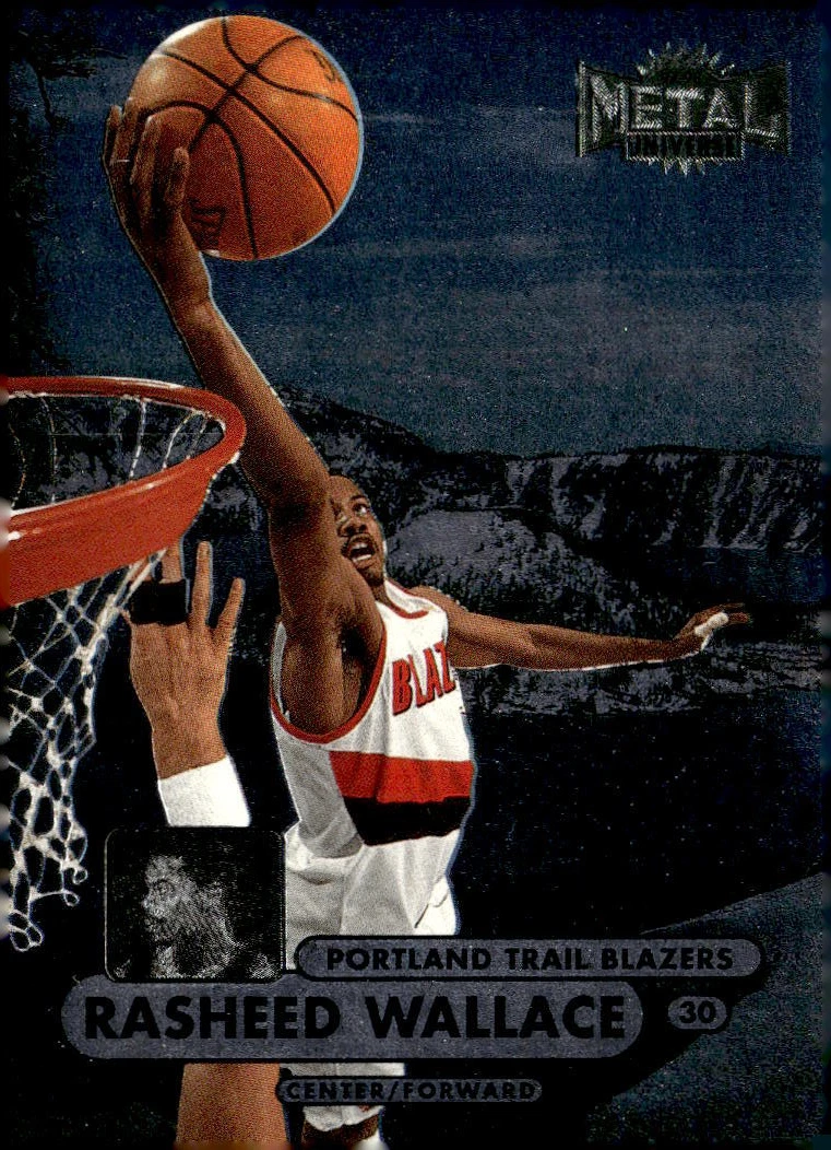 1997 Metal Universe Championship Rasheed Wallace #21