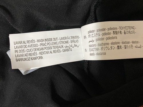 NWT ZARA Women Elastic Waist Ruched Tulle Mesh Sheer Lined Midi Skirt SZ S Black - Picture 14 of 15