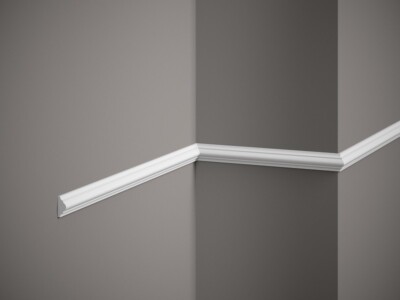Profilo Decorativo 3D In PVC Per Pareti - 10 Mt Per Effetti Boiserie Moderni, Verniciabile E Facile Da Montare
