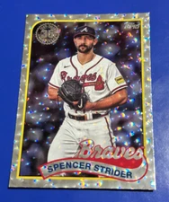 2024 Topps Series 2 Spencer Strider Mega Silver Crackle #89B2-14 - FREE SHIP 6