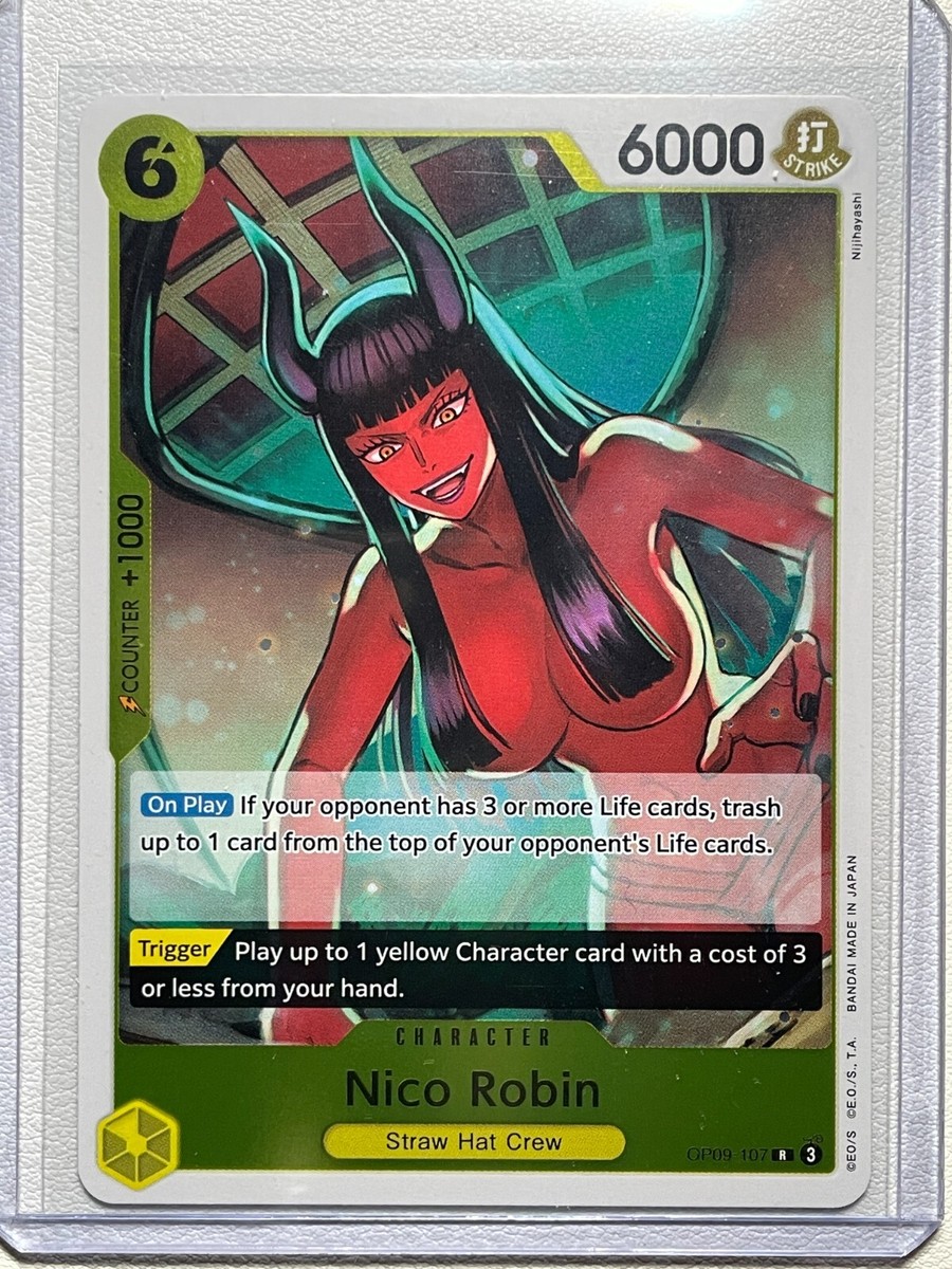Nico Robin OP09-107 Rare One Piece Emperors in the New World Nico Robin OP09-107 Rare One Piece Emperors in the New World