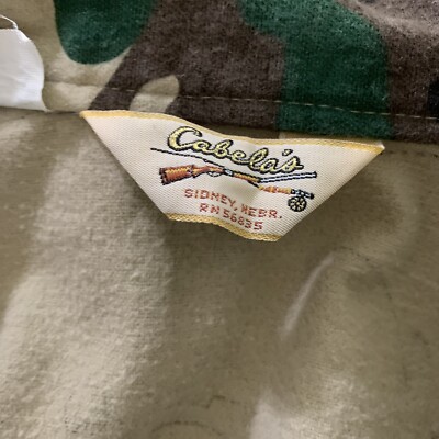 Cabela's Jacket Men's XL Camouflage Lightweight Sydney Nebraska