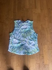 Women’s Aqua Athletic Tie Dye Tank Top Size XS NBW