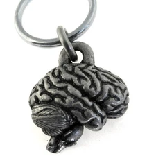 Human Brain Keychain Neurology Gift