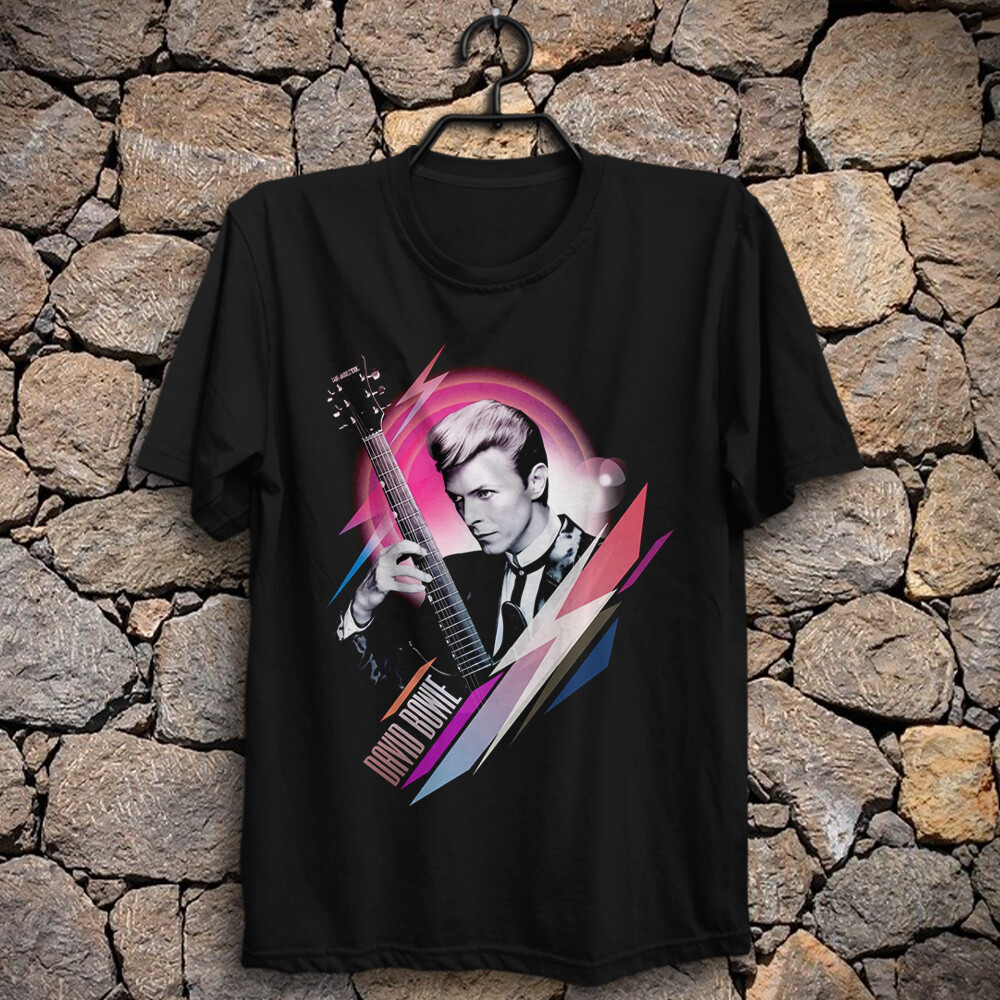 Camiseta De Colección David Bowie Space Oddity Hunky Dory Ashes to Ashes Scary Monsters