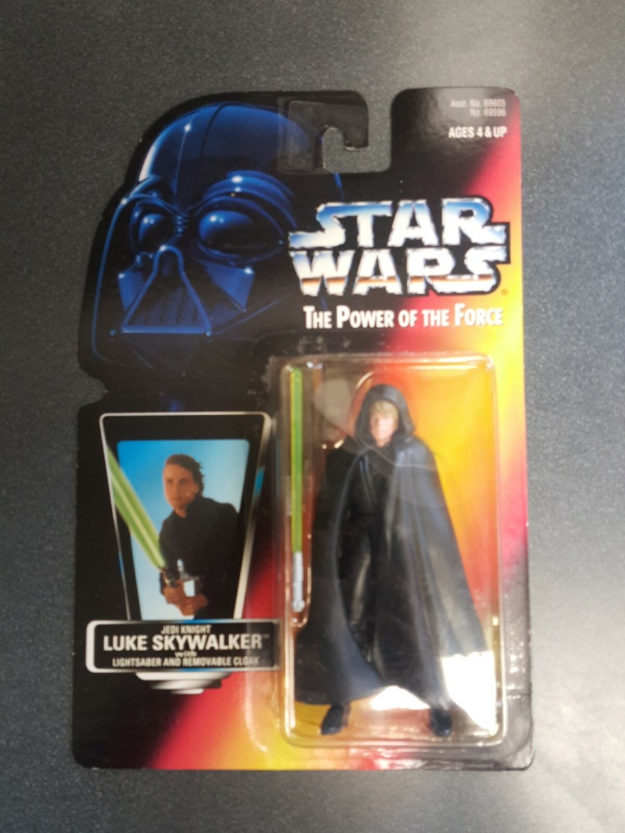 1996 Kenner Star Wars Jedi Knight Luke Skywalker Blk Cloak, long