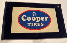 Vintage Cooper Tires Golf Towel 26x16 Inches New