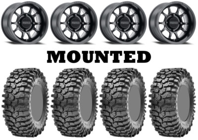 Kit 4 Maxxis Roxxzilla Hard 32x10-15 on Method 409 Bead Grip Matte Black HP1K