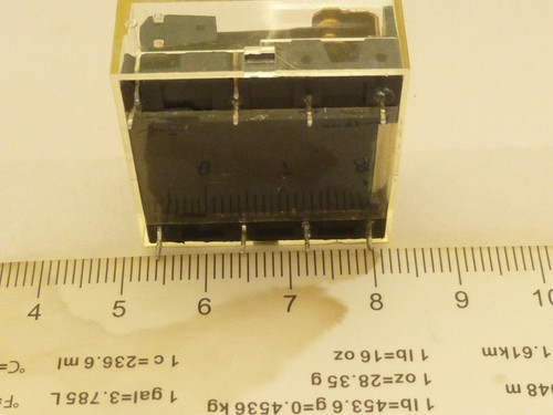 RELAY , PASI MZ/K BV695 24Vdc , 5a/220ac contact DPDT PCB solder - Picture 3 of 8