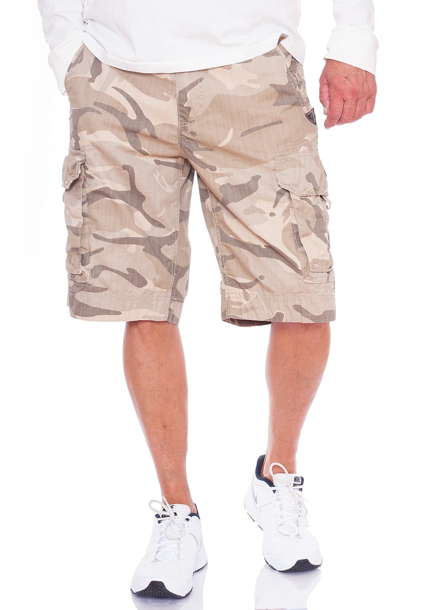 Jet Lag Men Cargo Shorts Take Off Desert Camo