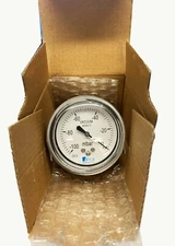 Pressure Gauge B010887-S BSPT 1/4" BACK ENTRY WITH U-CLAMP 100M BAR/0 INCA (NEW)